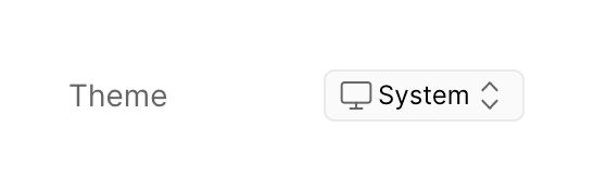 Vercel — Theme settings component