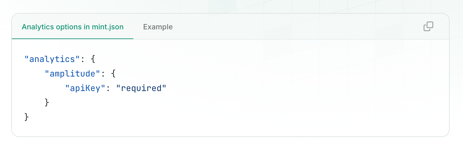 Mintlify — Code block component
