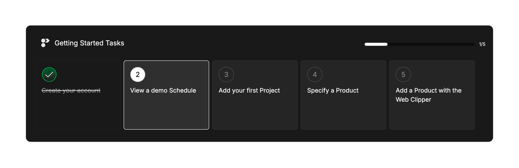 Programa — Progress indicator component