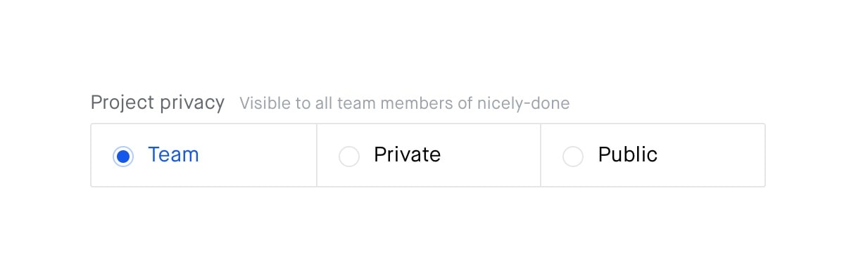 Roadmap — Checkbox & radio component