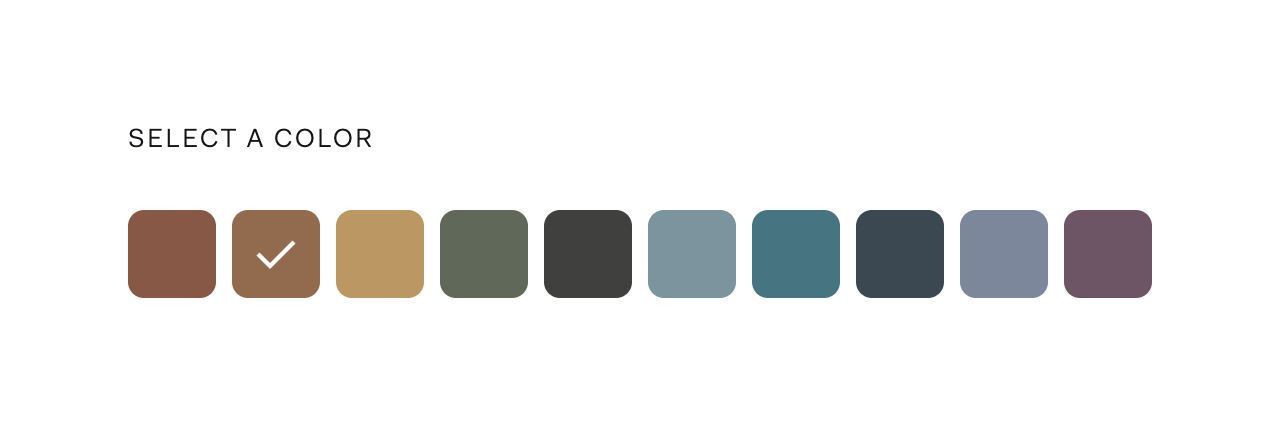 Found — Color picker component
