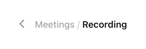 Limitless — Breadcrumb component