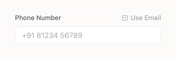 Luma — Input phone number component