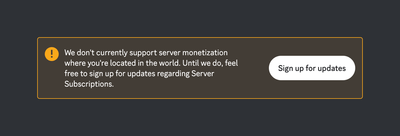 Discord — Alert component