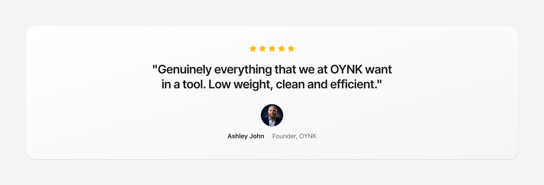 Cushion — Testimonial component