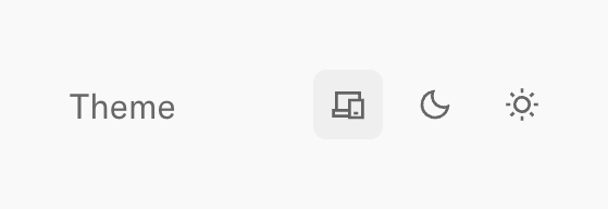 Refrakt — Theme settings component