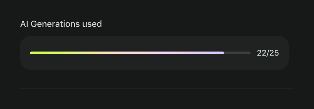 Meiro — Progress indicator component