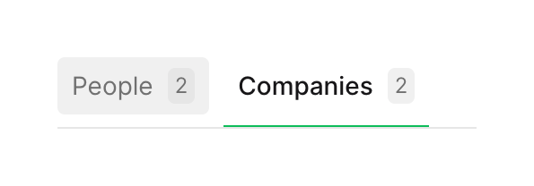 Cycle — Tabs component