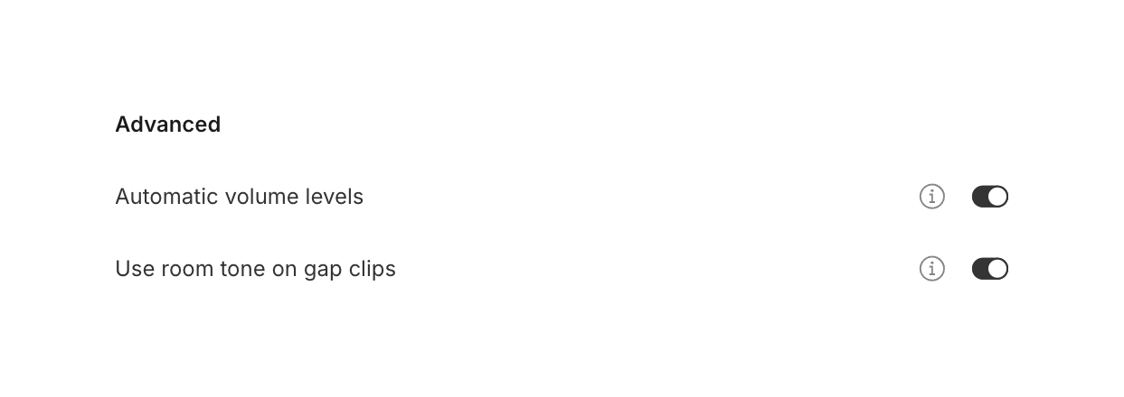 Descript — Toggle/Switch component