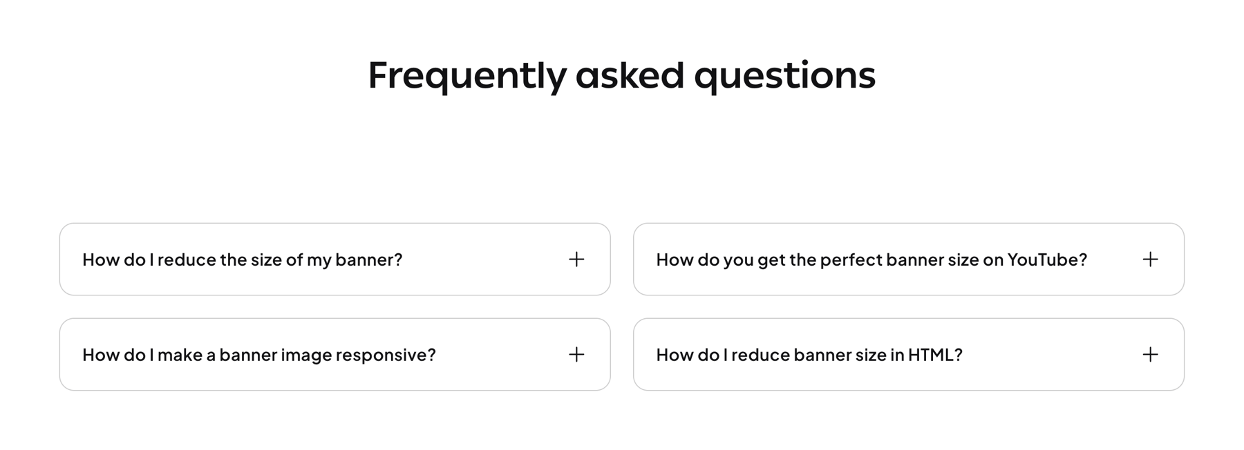 Creatopy — FAQ component