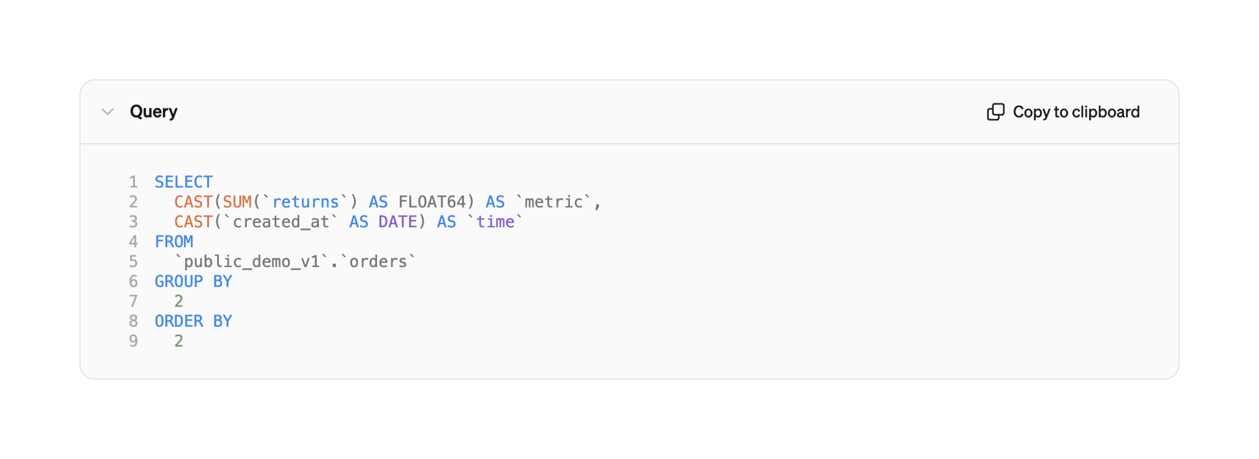 Steep — Code block component