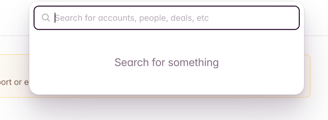 Outseta — Input search component