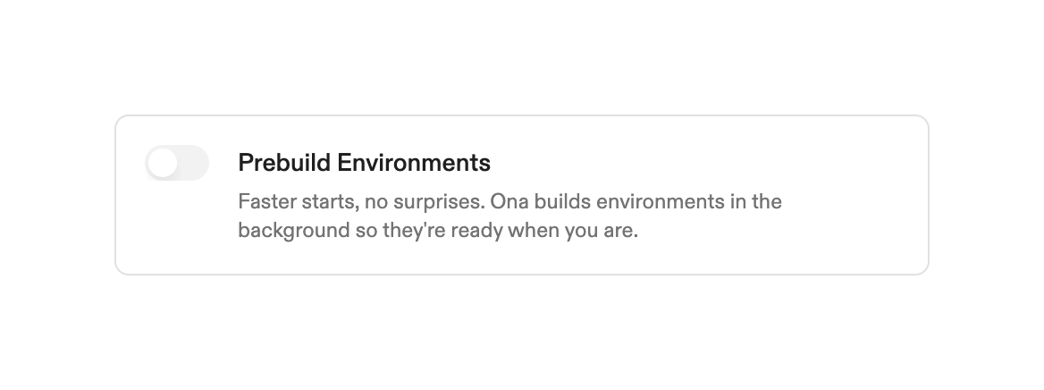 Ona — Toggle/Switch component