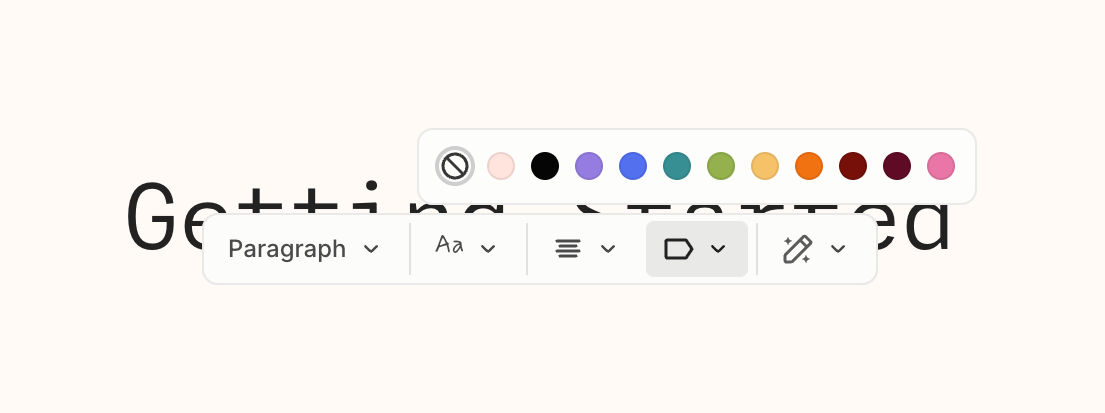 Chronicle — Color picker component