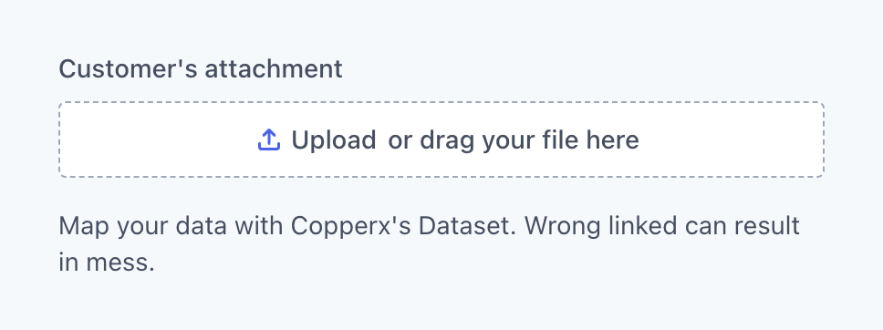 Copperx — File upload input component