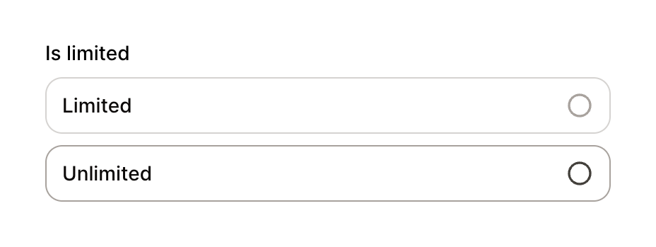 Buena — Checkbox & radio component