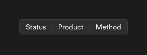 Supabase — Button group component