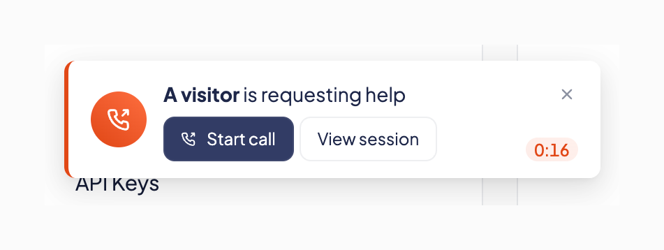 ServiceBell — Notification Toast component