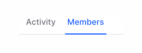 Volta — Tabs component