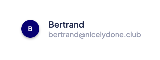 ServiceBell — Avatar component