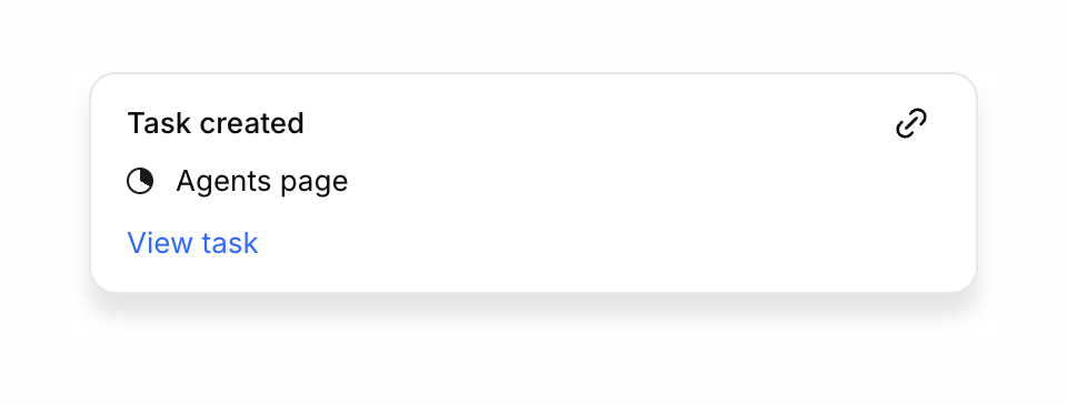 Workflow — Notification Toast component