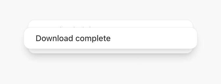 Firecrawl — Notification Toast component