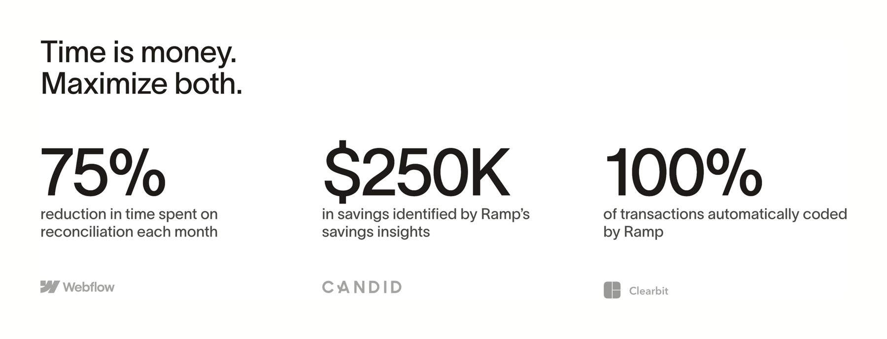 Ramp — Social proof component