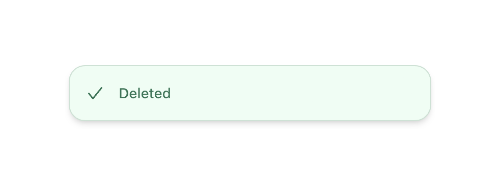 Durable — Notification Toast component