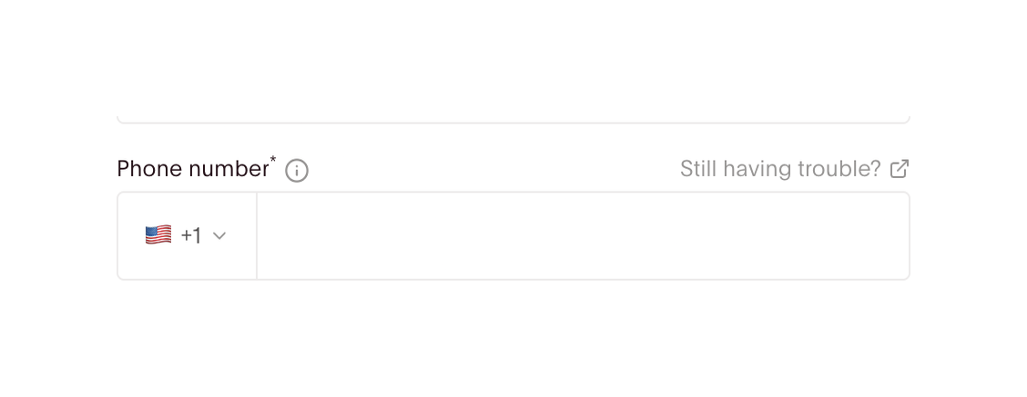 Browserbase — Input phone number component