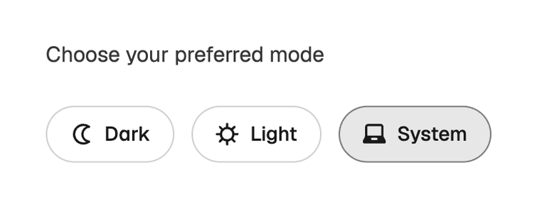 Magnific — Theme settings component