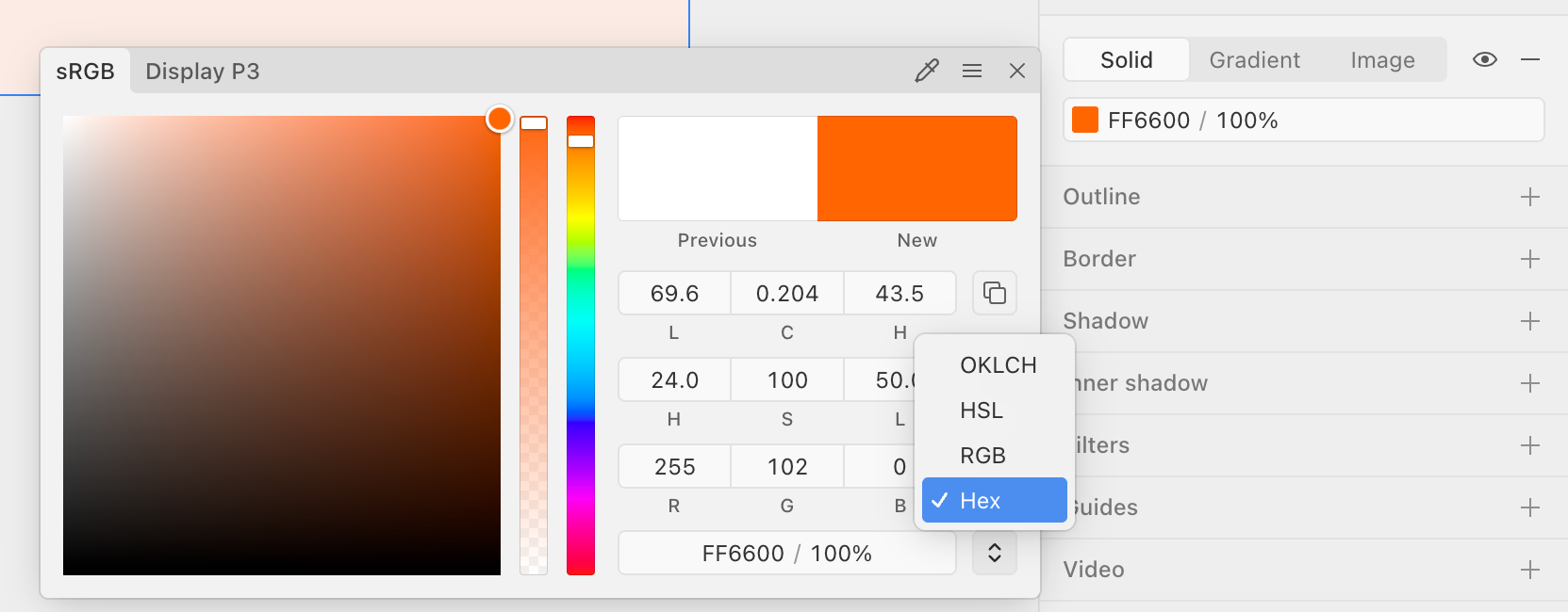 Paper — Color picker component