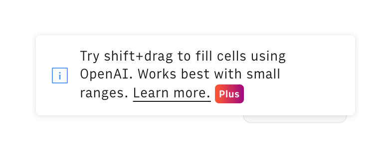 Rows — Tooltip component