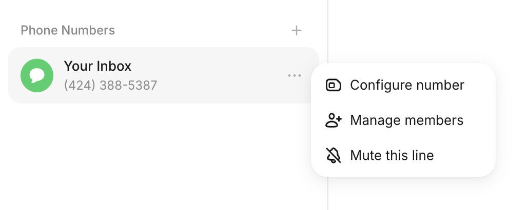 Beside — Dropdown menu component