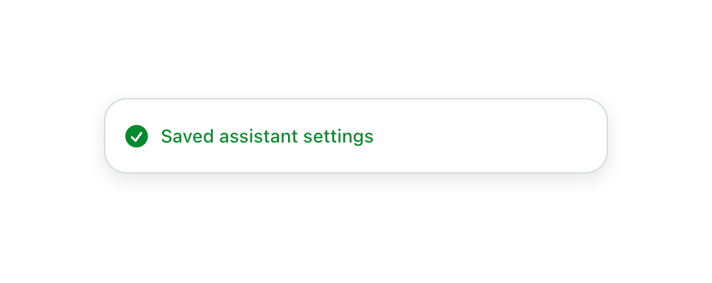 Sana — Alert component