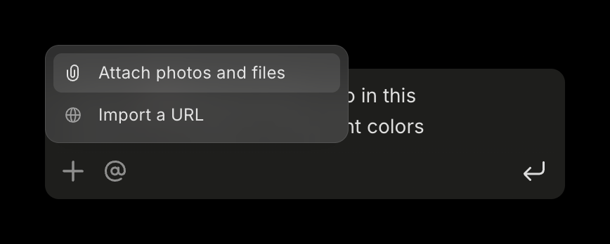Variant — Dropdown menu component