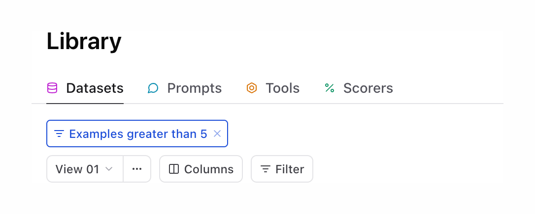 Braintrust — Sorting & filtering component