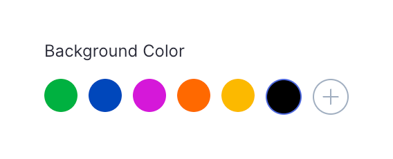 Runway — Color picker component