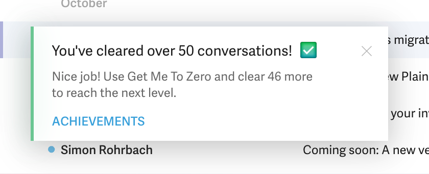 Superhuman — Notification Toast component