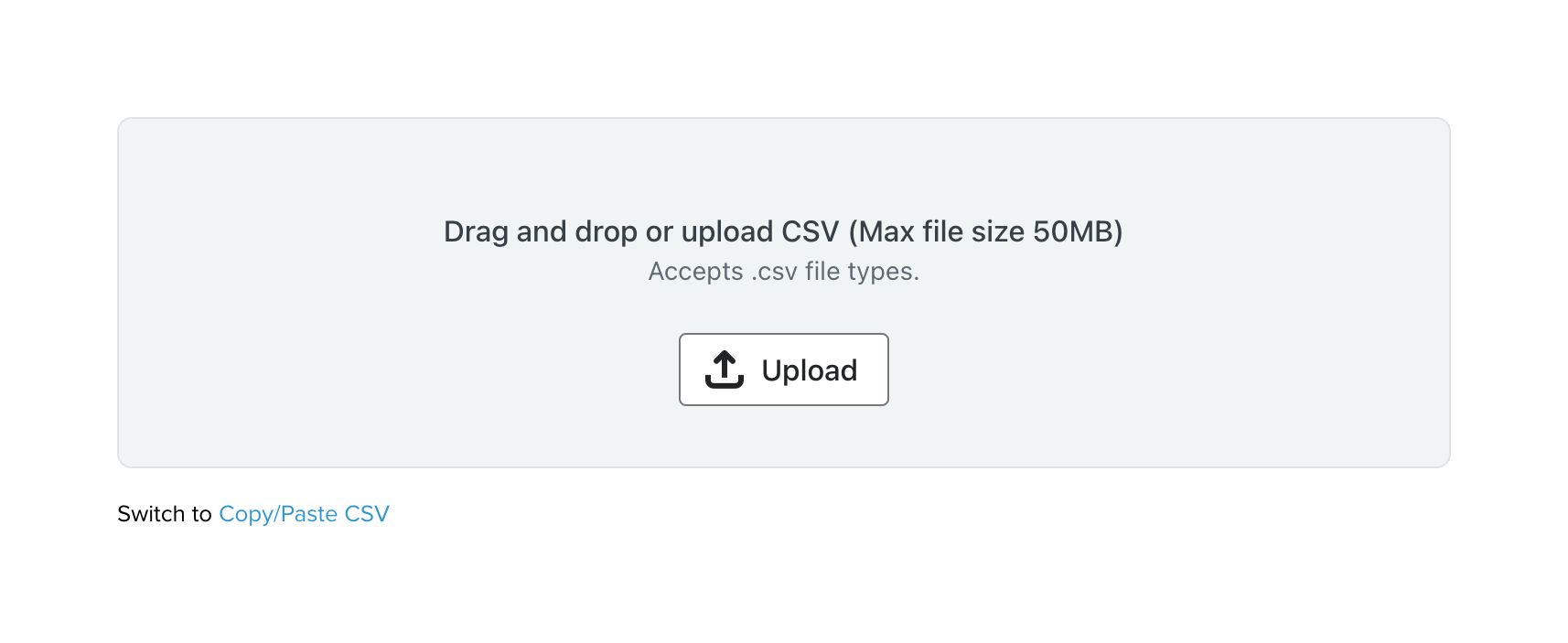 Klaviyo — File upload input component