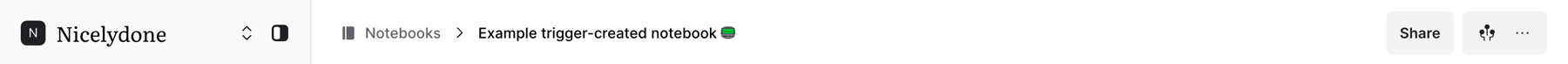 Fiberplane — Horizontal navigation component
