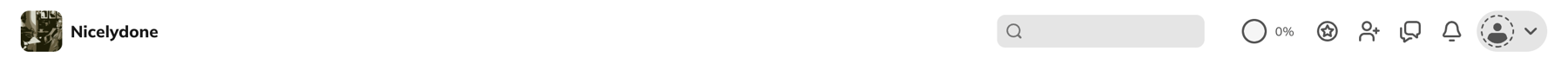 Mighty — Horizontal navigation component