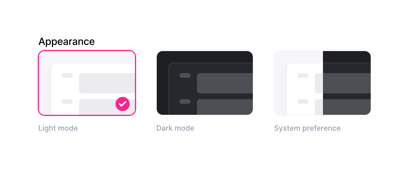 Getlog — Theme settings component