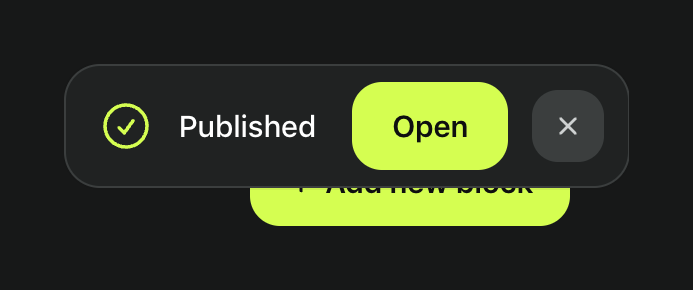Meiro — Alert component