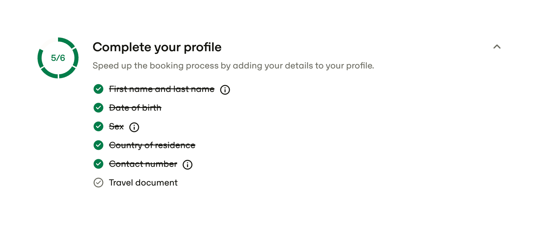 Travelperk — Progress indicator component