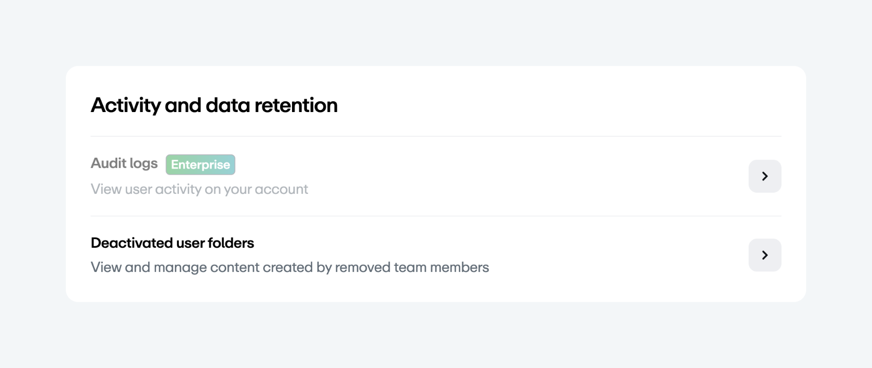 Vimeo — Upgrade your plan component