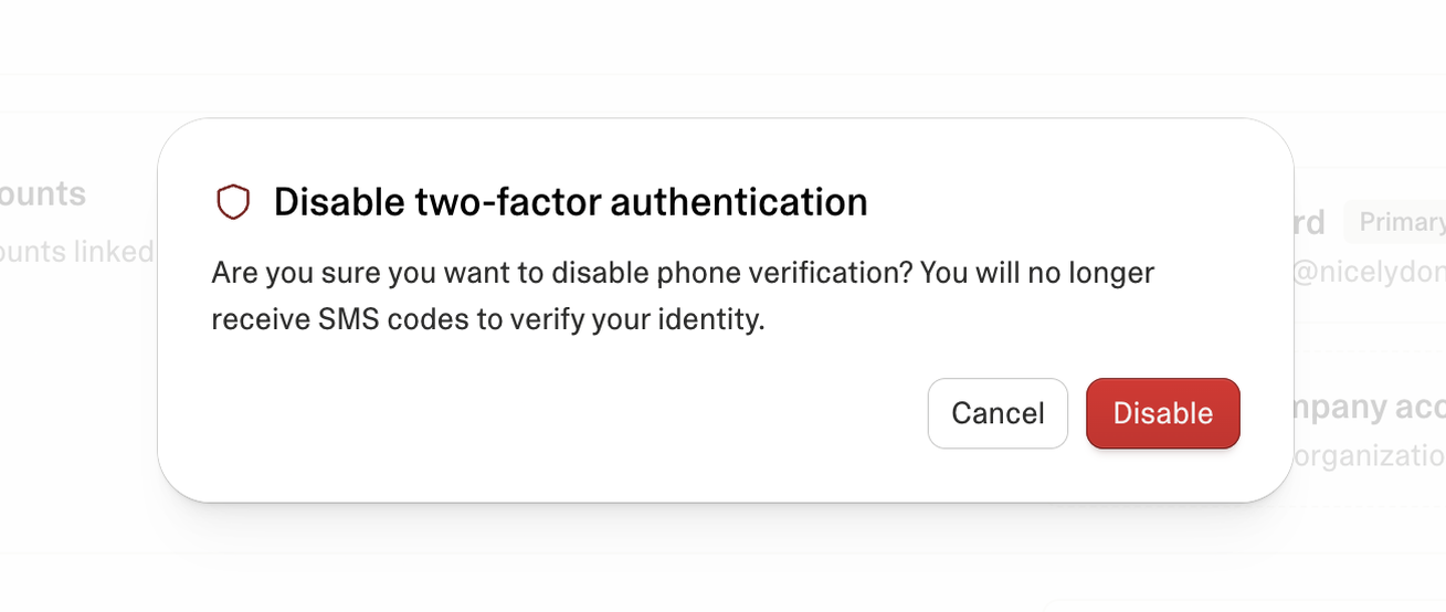Lovable — Modal component