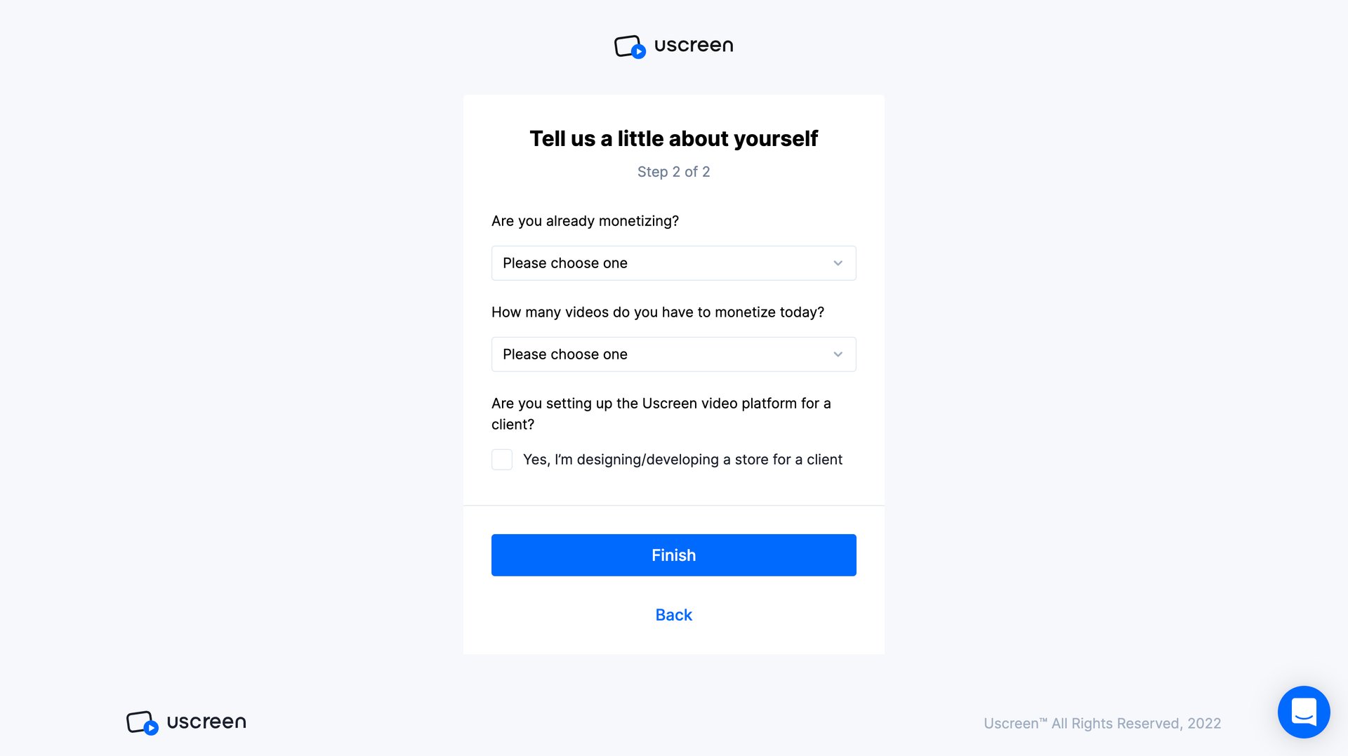 Uscreen
			    ux ui design
