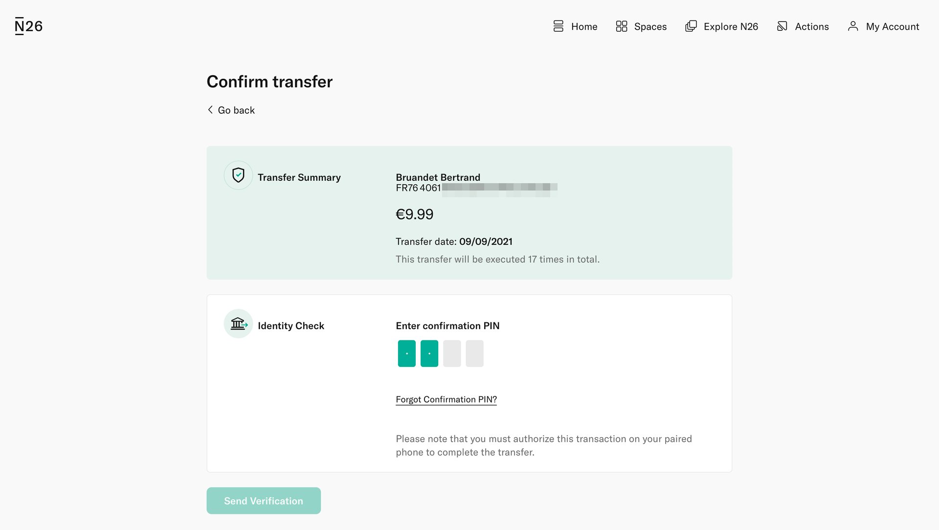 N26
			     ux ui design