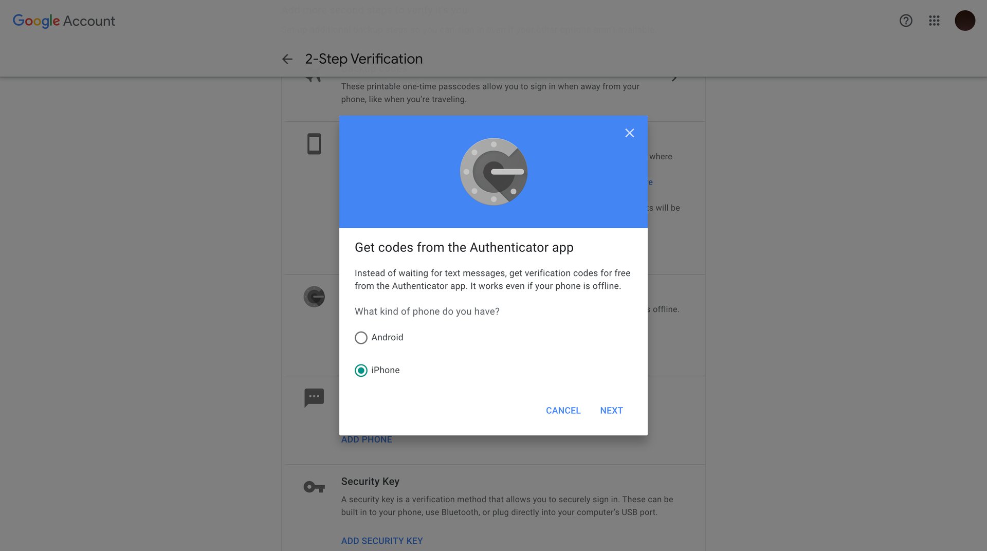 Google Account
			 ux ui design
