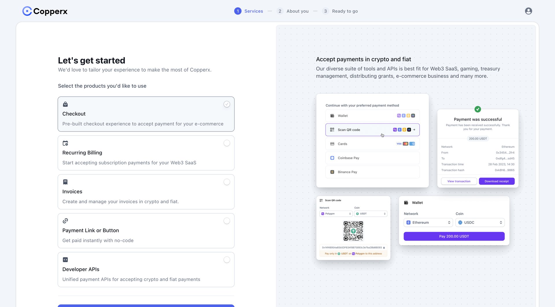 Copperx
			         ux ui design